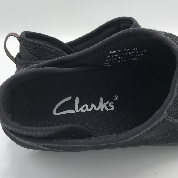 Clarks Leather Black Flat Loafer Size 7 1/2 - Picture 11 of 15